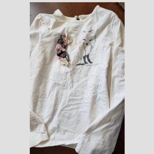 Janie and Jack Girls Long Sleeve Shirt Size 8